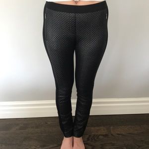 BCBG Leather Legging
